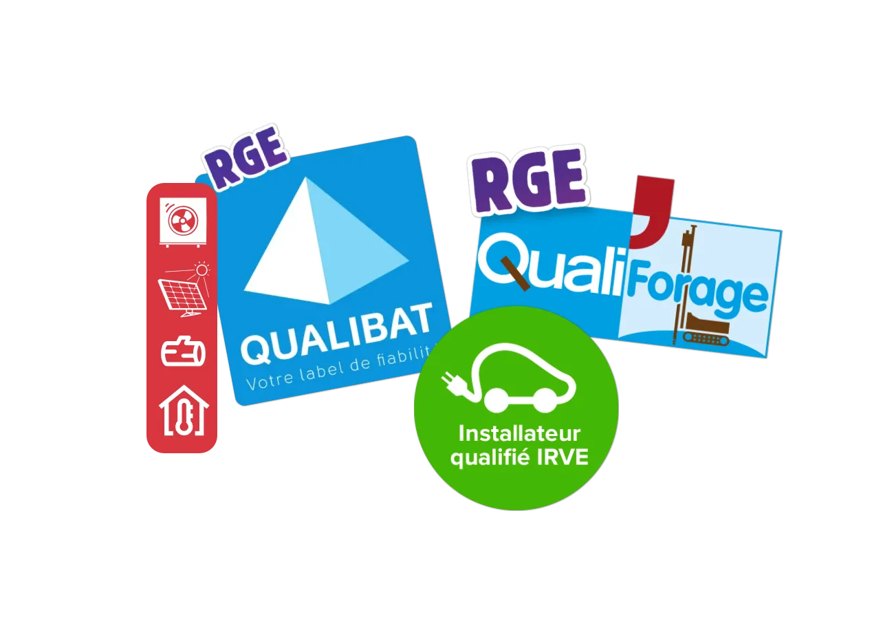 QualiBat QualiForage RGE pompes à chaleur et solaire