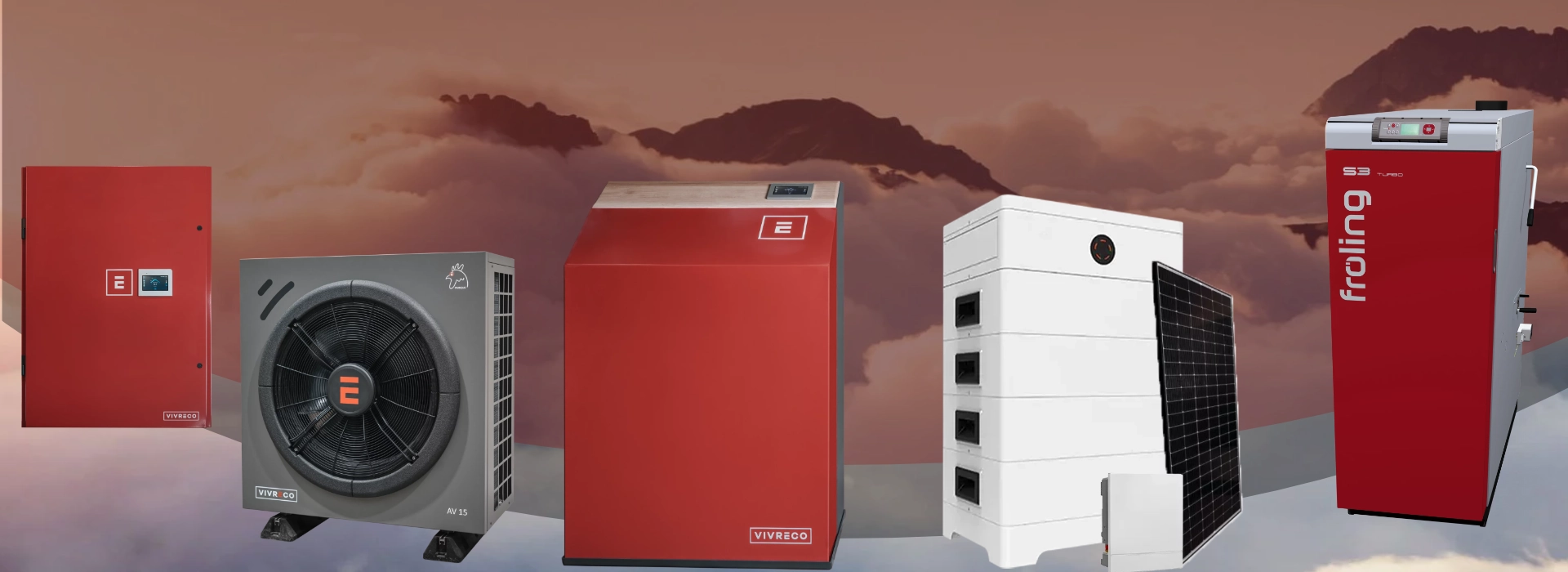Pompes à chaleur Vivreco et solutions solaires et bois
